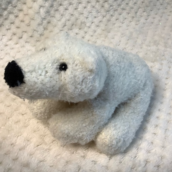 Ganz Webkinz or Lil Kinz White Plush Polar Bear Stuffed Animal Toy - Picture 4 of 12